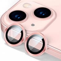 Защитное стекло на камеру iPhone 13 и 13 mini Blueo Armor Pink